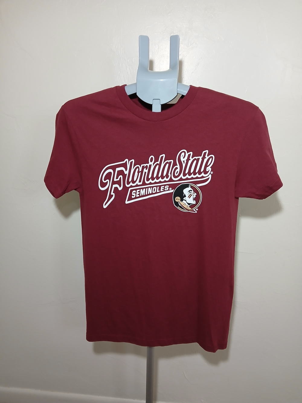 The Victory Sz. S FSU Unisex Adult/Men's Cut Garnet Graphic T-Shirt NWT